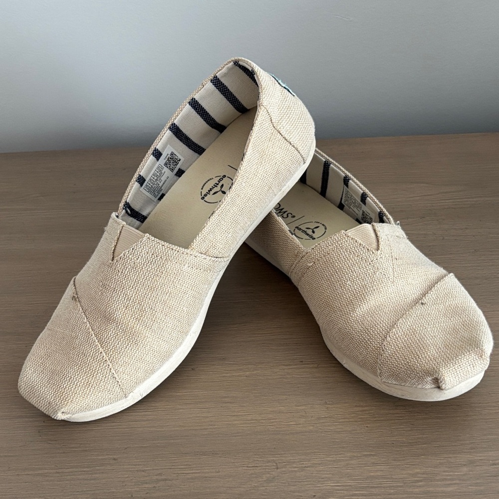 Toms Alpargata Classic Cream Flats